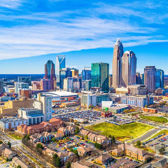 background of Charlotte / Concord, NC (USA)