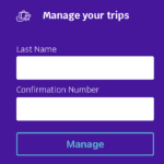 manage trips section
