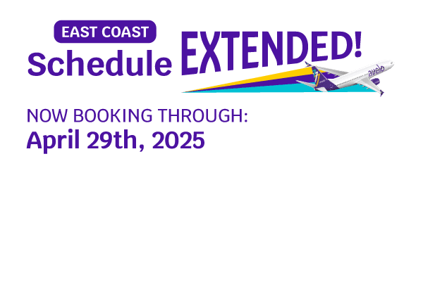 East Coast Schedule Extended! NOW BOOKING THROUGH April 29th, 2025