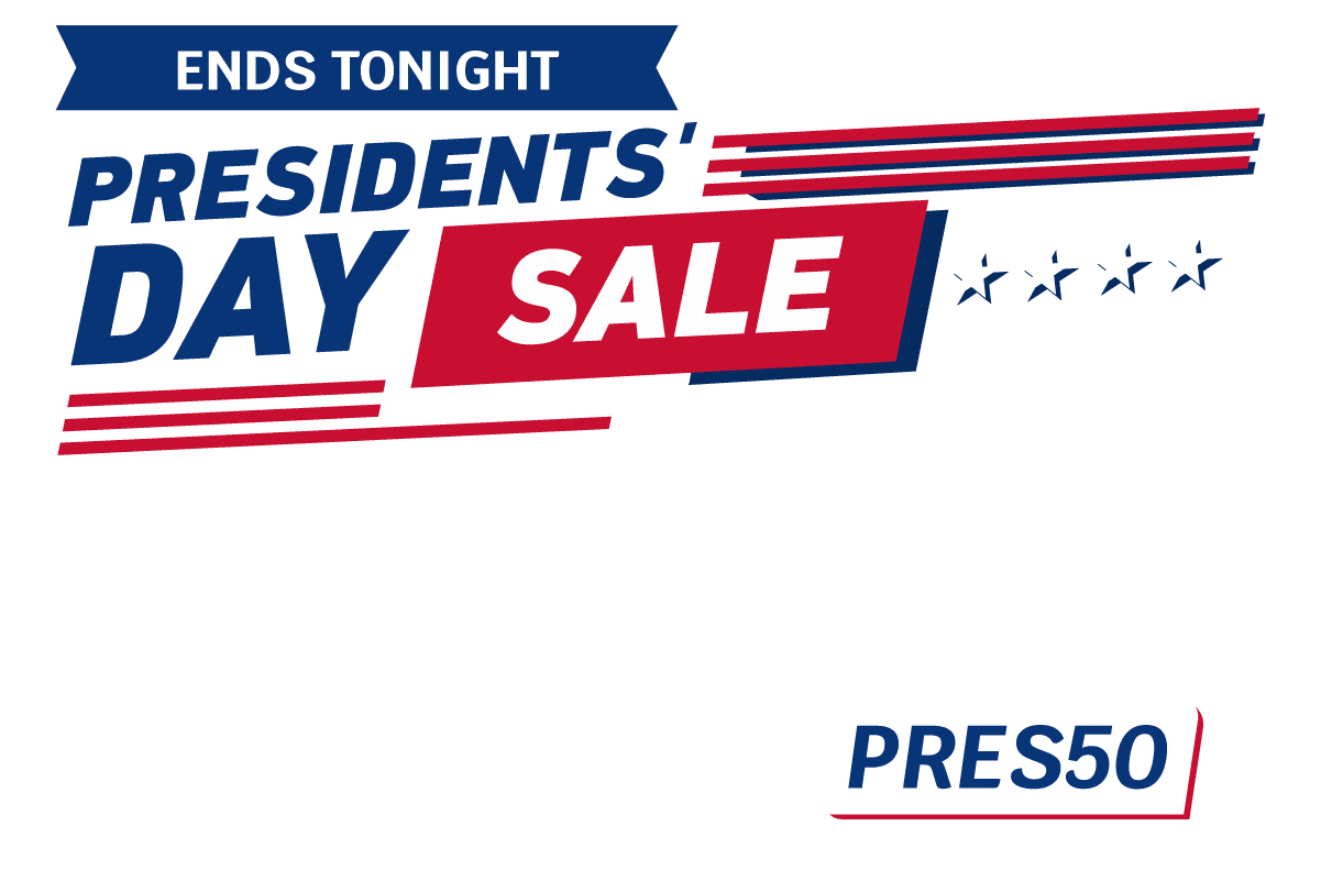 ENDS TONIGHT | PRESIDENTS' DAY SALE | $50 OFF round trip base fares** on select flights between 4/21-6/9 with promo code PRES50