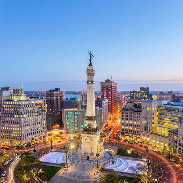 background of Indianapolis, IN